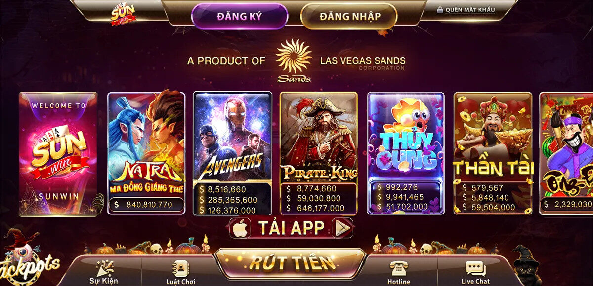 Giao diện game bài đổi thưởng